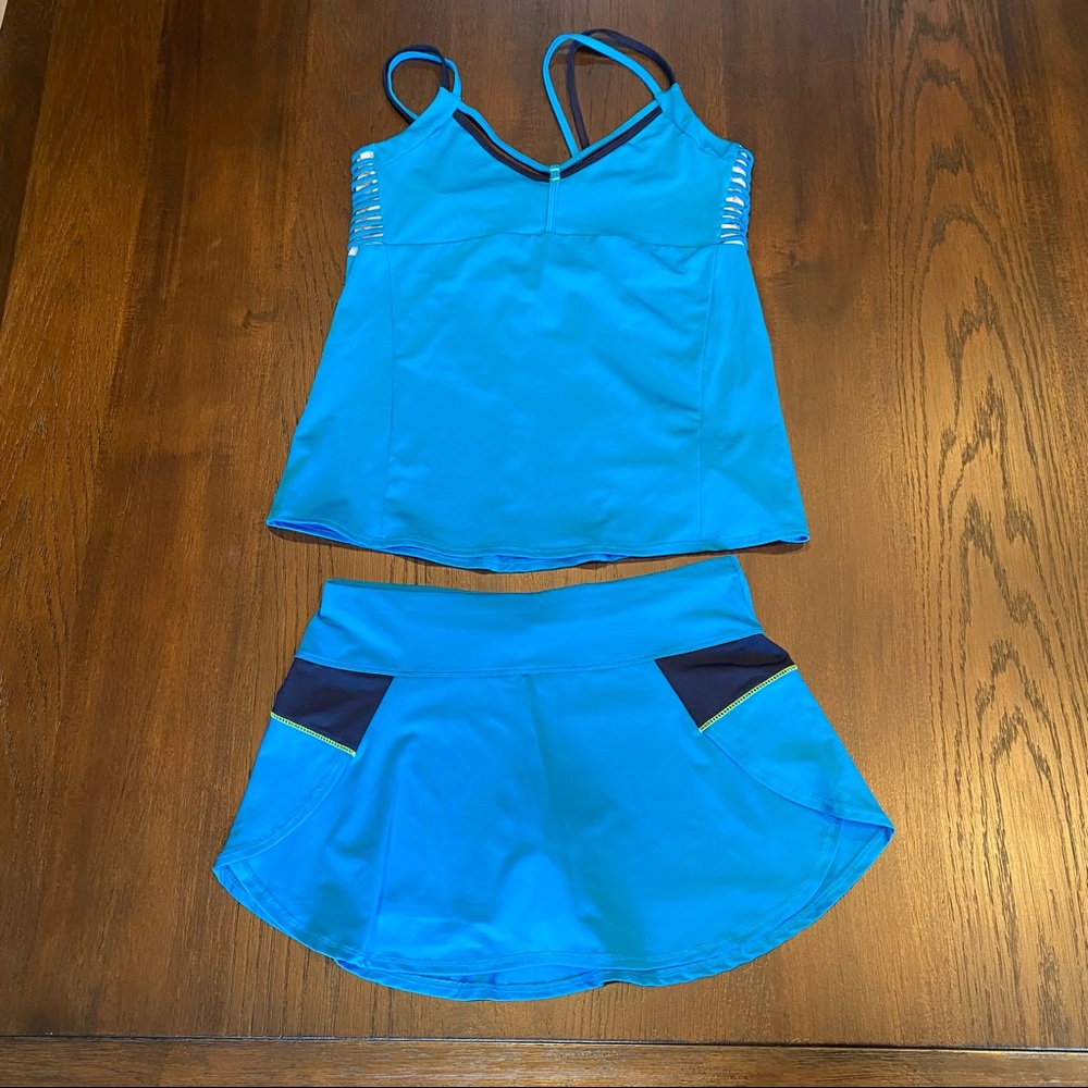 Lucky in Love Tennis Tank and Skirt